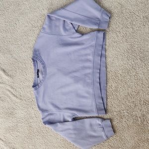 Zara Sweatshirt Womens Large blue/purple Periwinkle Long Sleeve Pullover Jumper